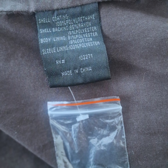 Rogue State Quilted Faux Bomber Leather Aviator Moto Jacket Black Men’s Sz M - Picture 9 of 10